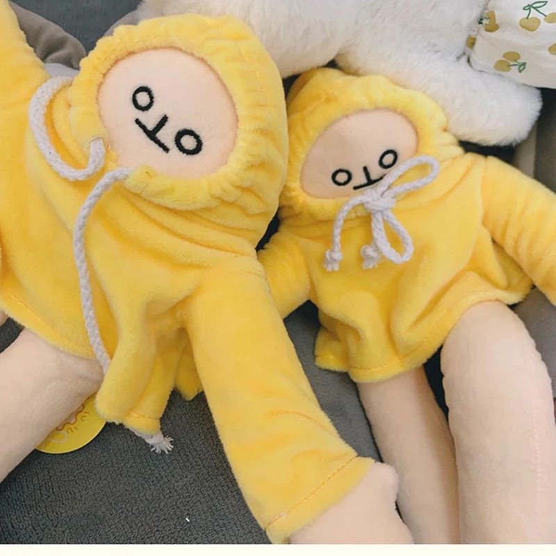 

ins Plush toys Banana doll Change the shape at will 18-65cm PP cotton Christmas a birthday present