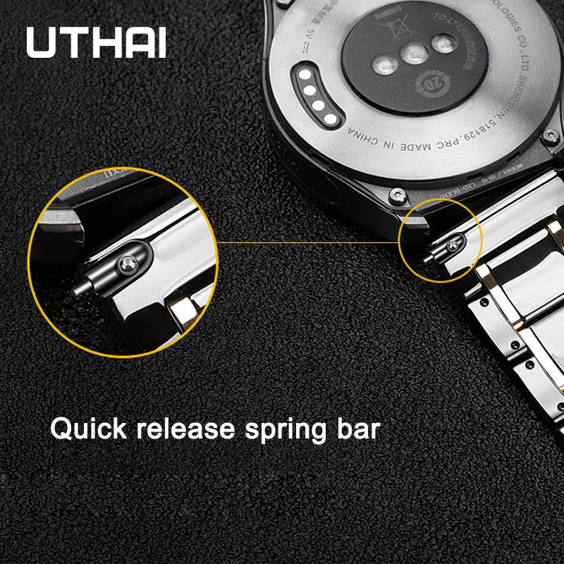 ceramic watch strap stainless steel between ceramics 20mm 22mm watch strap watchband for samsung s3 46huawei gt uthai c09 free global shipping