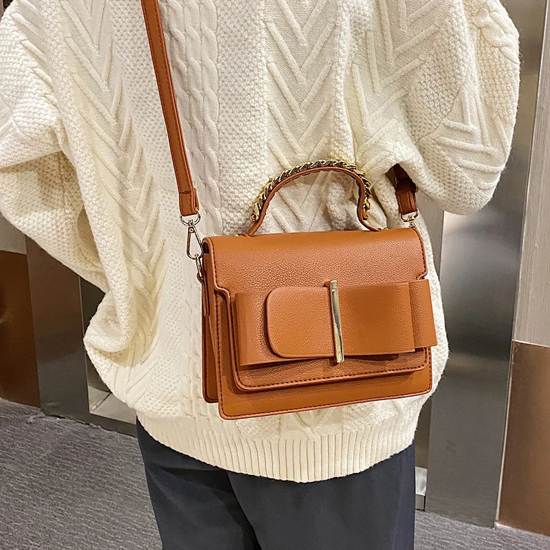 

Solid Color Crossbody Bag for Women 2021 New Single Shoulder Messenger Bags Ladies Purses and Handbags Luxury Designer Channels