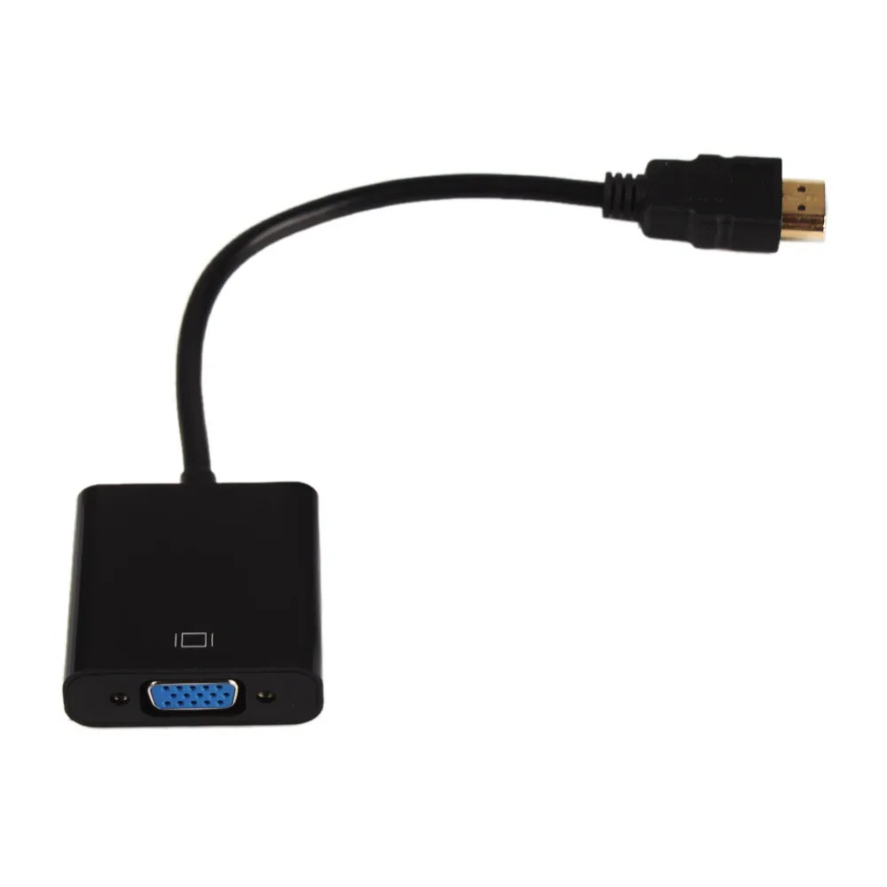 Адаптер HDMI совместимый с VGA кабель преобразователя цифрового сигнала в