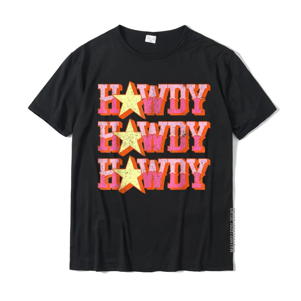 

Howdy Rodeo Western Retro Vintage Country Southern T-Shirt Normal Tops Tees For Men Cotton T Shirts Camisa Funky