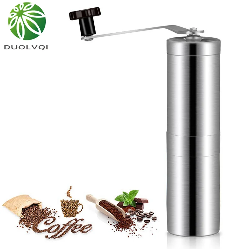 Ручная кофемолка из нержавеющей стали регулируемая Портативные