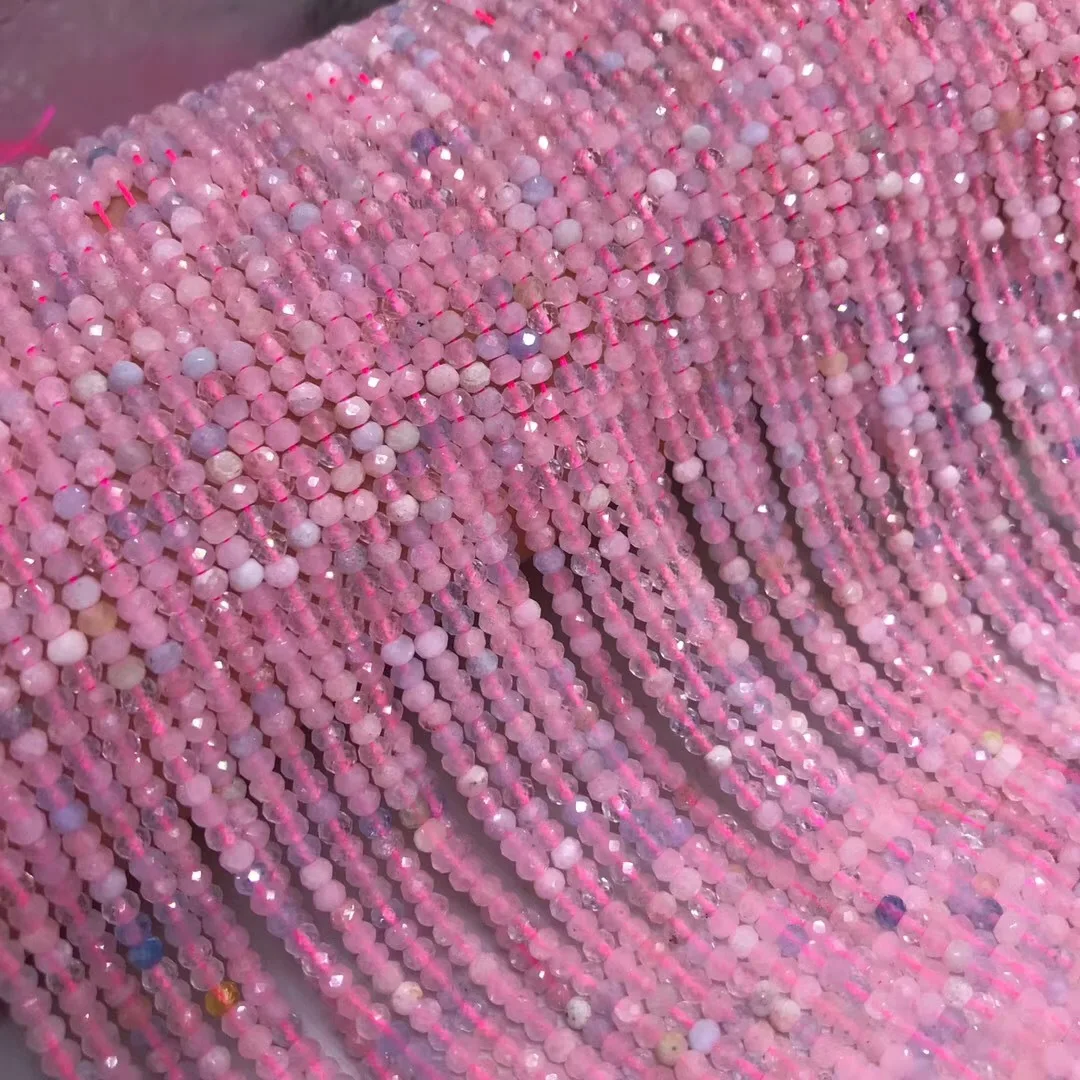 Бусины из натурального камня Моргана размеры 2x3 мм | Украшения и аксессуары