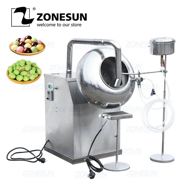 

Candyland BY-300 Peanut Chocolate Sugar Coating Machine Stainless Steel Candy Coater Machine