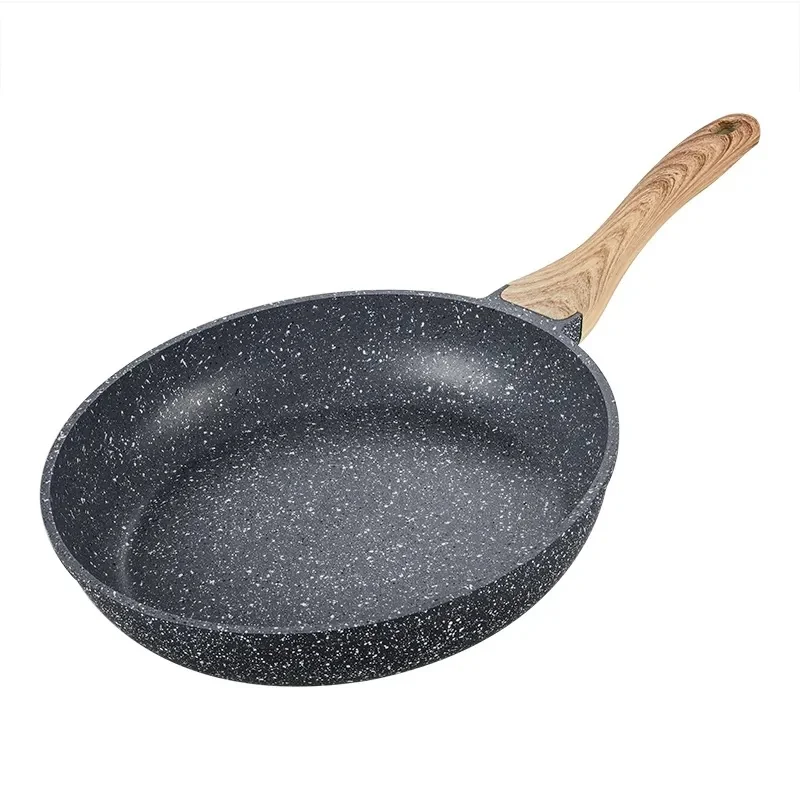 

Non-stick Pan with Maifan Stone Frying Pan Without Lampblack Pancake Pan Household Induction Cooker General Fried Steak Omelette