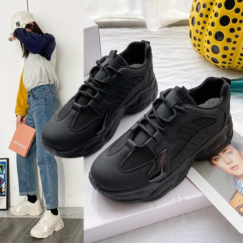 

Женские кроссовки на толстой подошве Show Feet, маленькие повседневные спортивные ботинки знаменитостей, весна-осень 2021