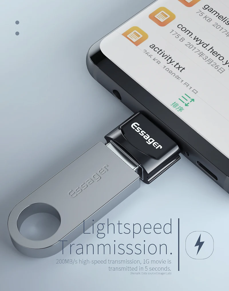 USB Type C OTG адаптер для Samsung Note 10 Xiaomi mi 9 USBC разъем USB-C Type-C к 3 0 конвертеры Прямая