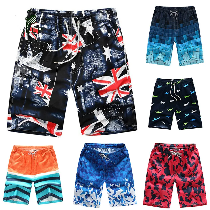 Мужские пляжные шорты темно синие быстросохнущие верхняя одежда размеры до 4XL