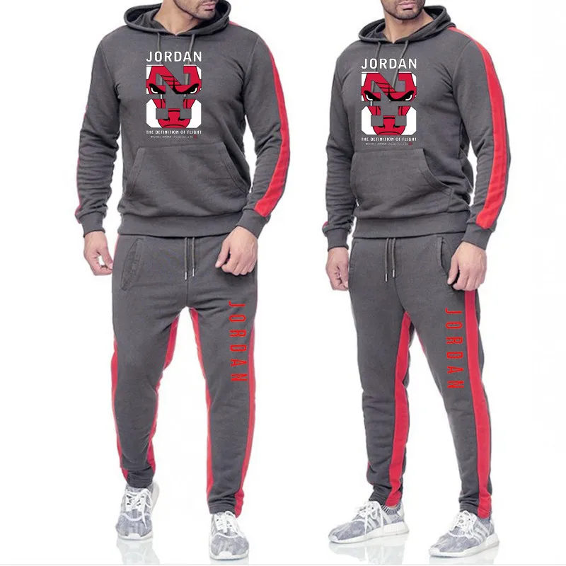 

two piece set men warm tracksuit mens sport suits jogging sweatsuits jordan sweat suits hoodie sweatshirt sweatpants male set
