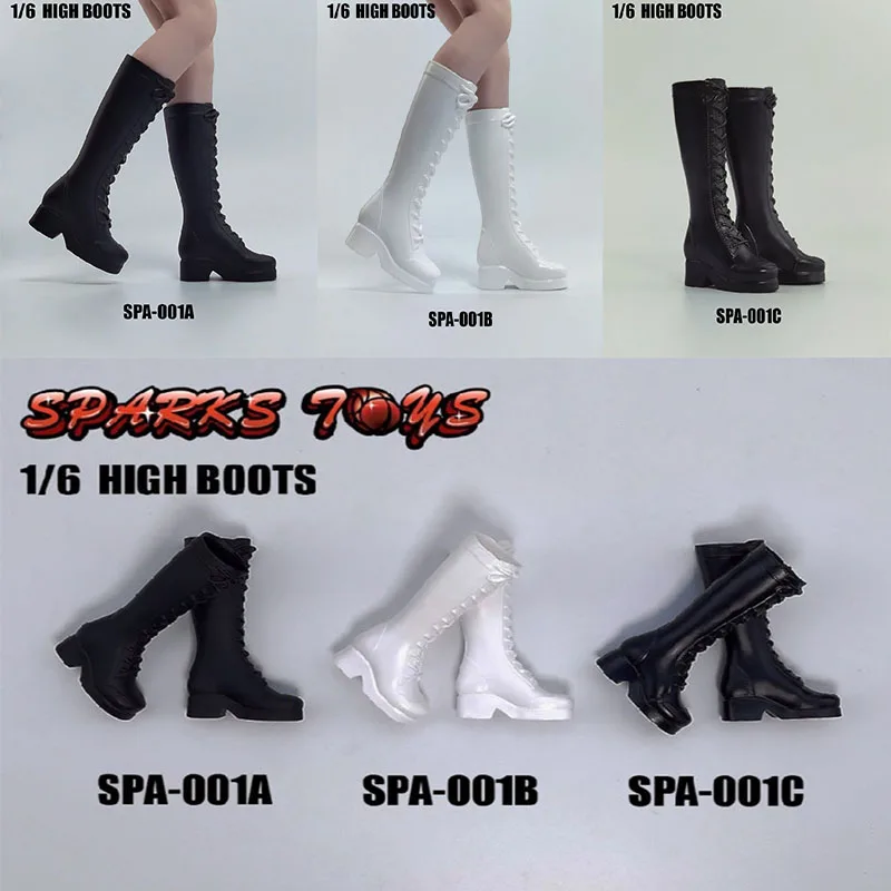 

1/6 SPA-001 женские высокие ботинки, модель подходит для 12 дюймов, Женская экшн-фигурка солдата