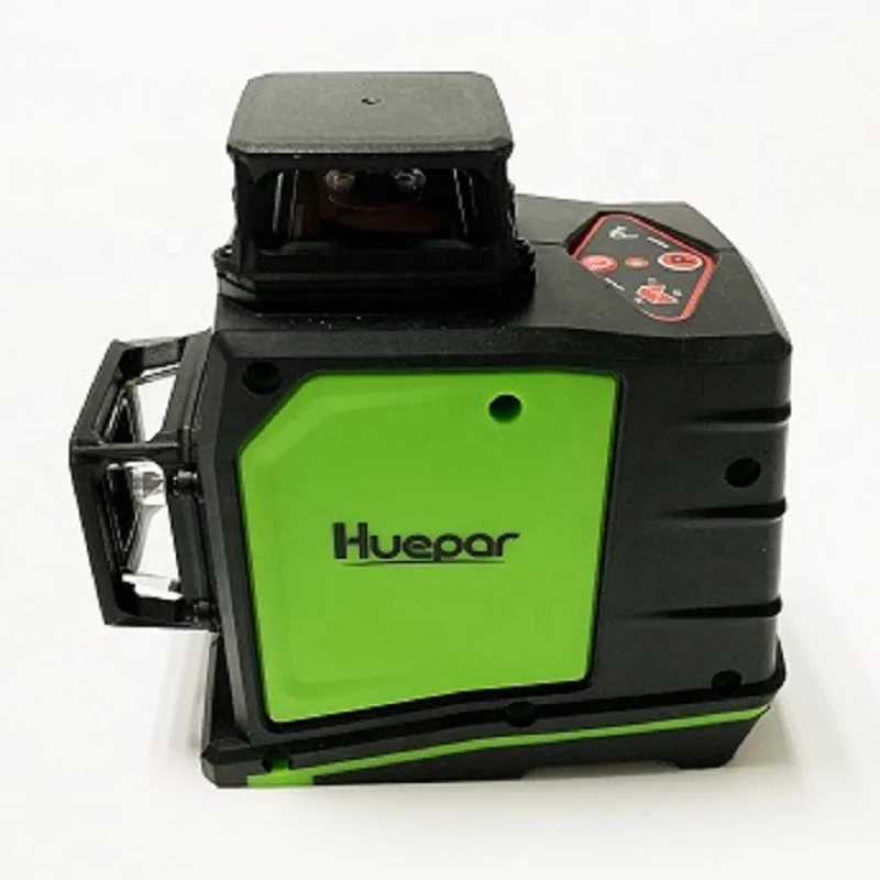 Лазерный уровень HUEPAR GF360 самонивелирующийся 12 линейный зеленый луч вертикальный