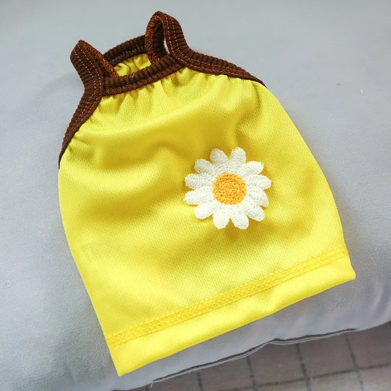 Весенняя Маргаритка слинг крутая рубашка летняя одежда для собак домашних