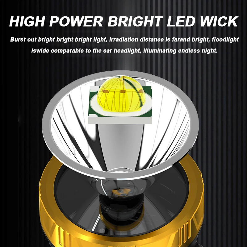 구매 아웃 캠프 램프 LED 캠핑 라이트 USB 충전식 손전등 디 밍이 가능한 스포트 라이트 작업 빛 방수 서치 비상 토치