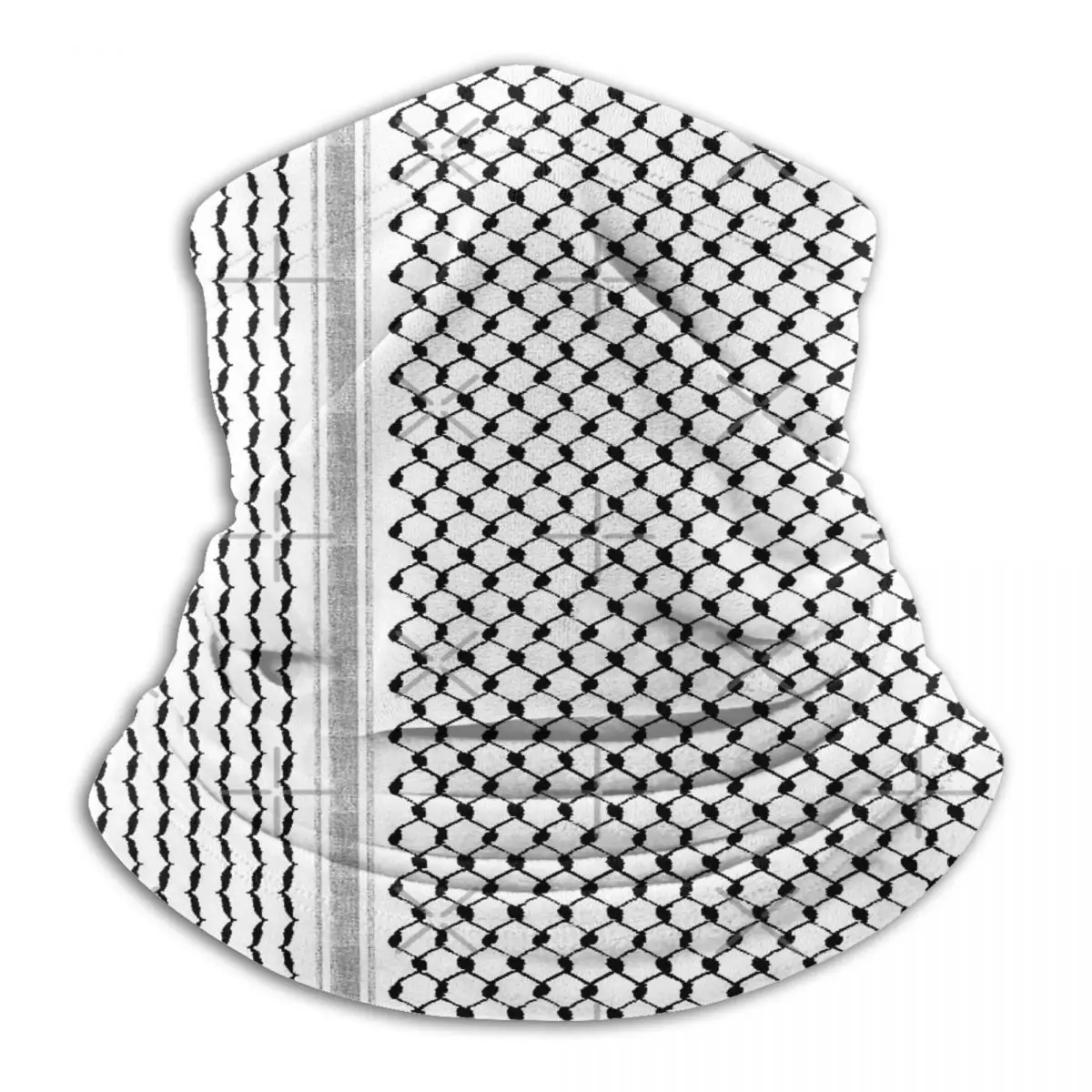 

Palestinian Hatta Kufiya Folk Pattern Balaclava Mask Scarf Bandana Hunting Winter Bandana Handkerchief Neck Sport Scarves