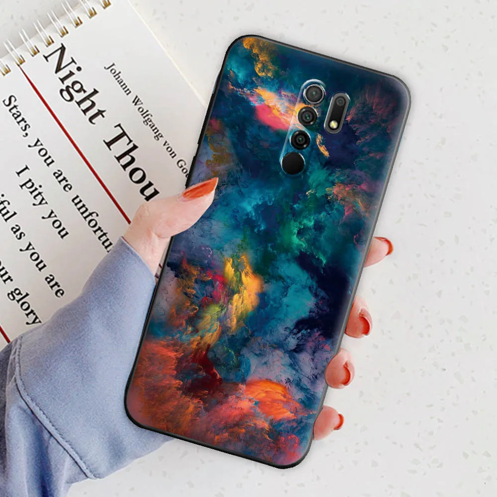 Redmi 9 Case For Xiaomi Redmi 9 TPU Back Cover For Redmi 9 Matte Phone Case For Redmi 9 Silicone Soft Fashion Slim Bumper Redmi9