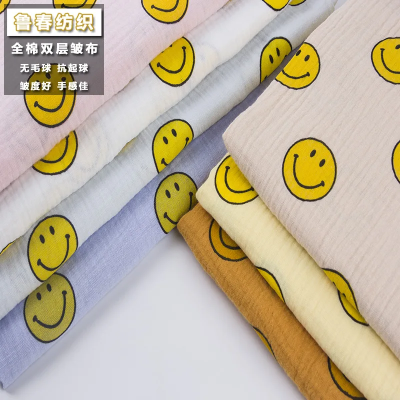 100*135 см ткань простыня из хлопка и льна двухслойная газовая креп для детской