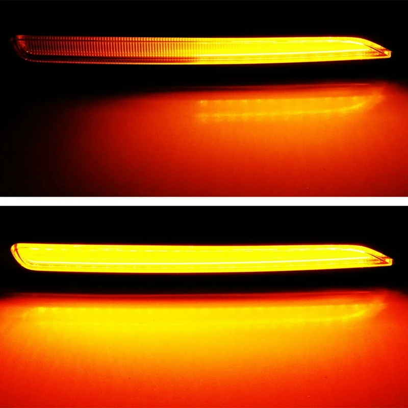 LED автомобилей Белый/Желтый последовательного светодиодный DRL Противотуманные