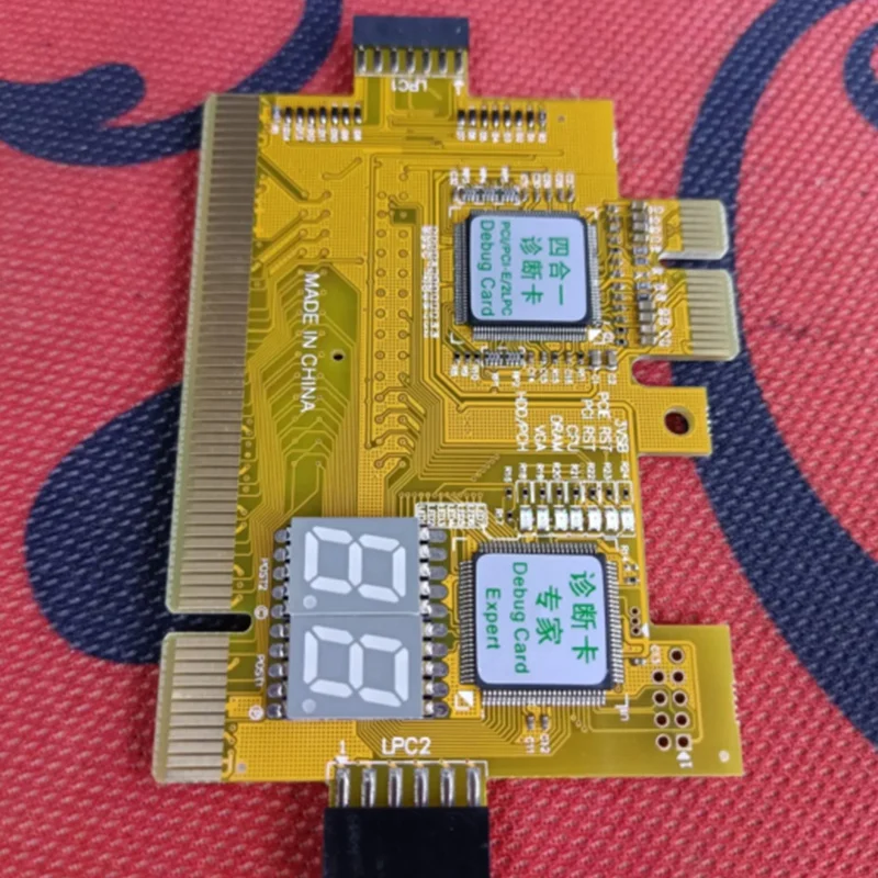 

PCI PCI-E 2LPC Desktop Four-In-One Diagnostic Card Computer Motherboard Test Card Two-Bit Fault Test Card