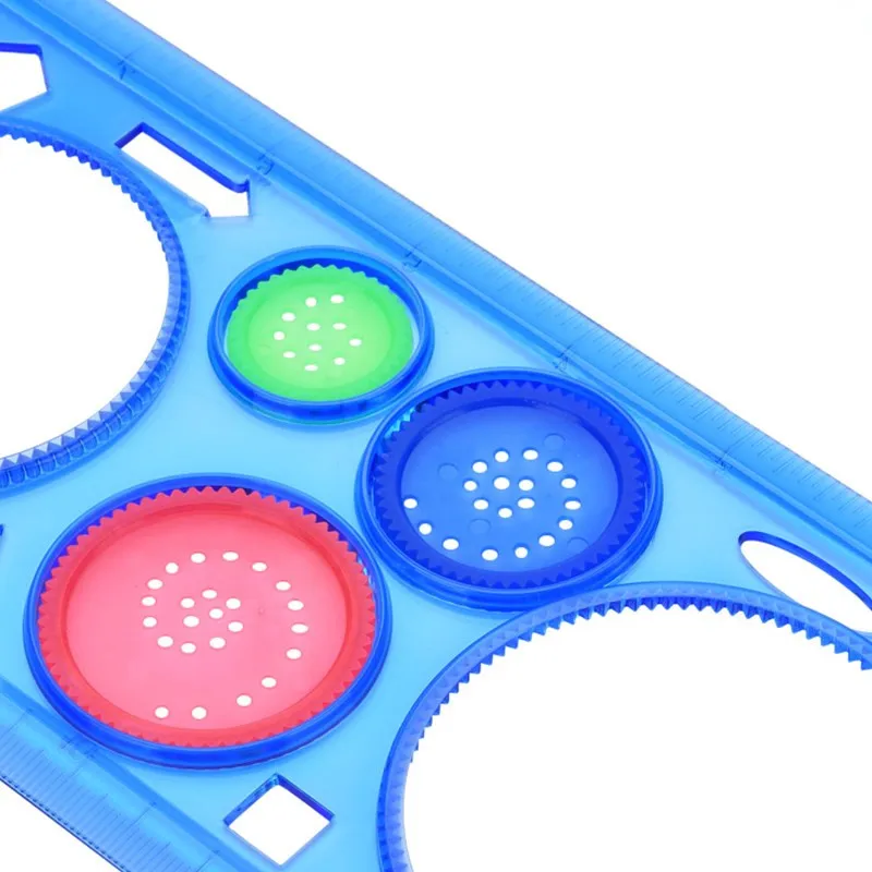 Набор линейок для рисования spirographic 1 шт. креативные спиральные Развивающие