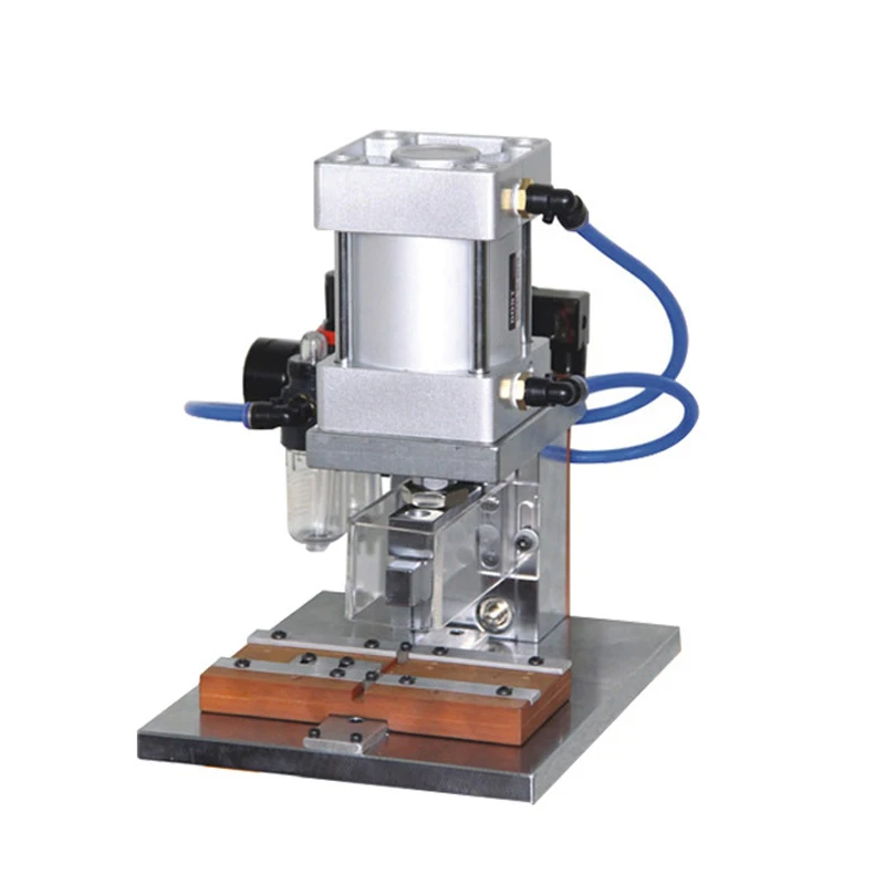 Пневматическая полуавтоматическая машина для обжима плоского ленточного кабеля