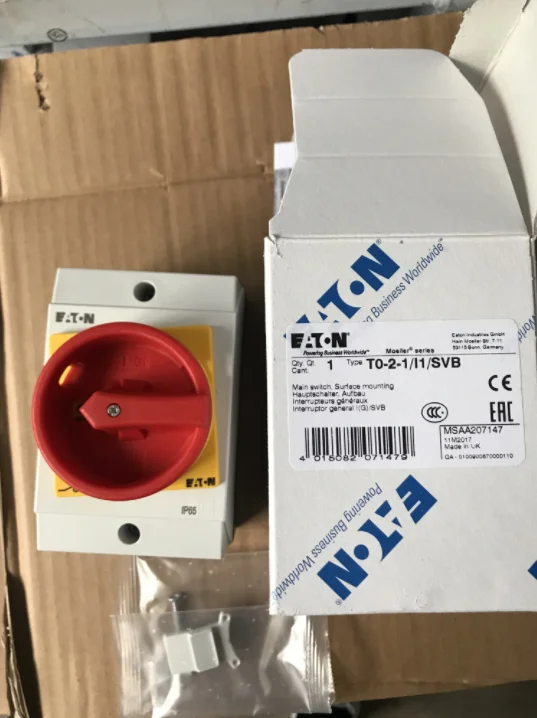 Moeller Eaton T0 2 1/I1/SVB T021I1SVB Switch 20A новый 1 шт.|Автоматизация зданий| |