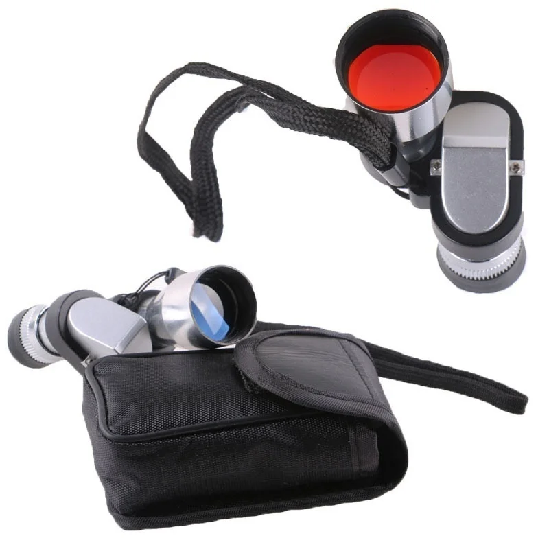 Игрушечный металлический карманный портативный маленький угловой мини телескоп