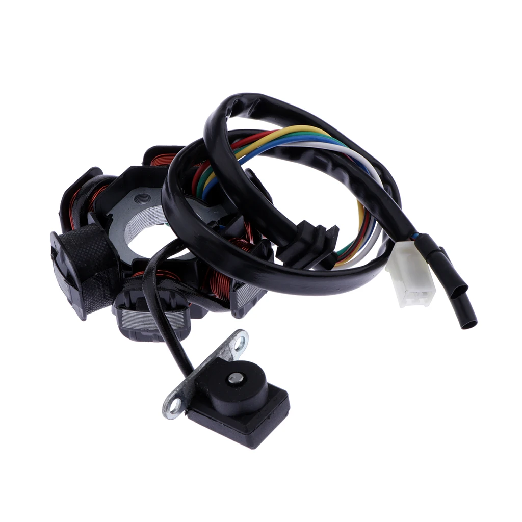 6 Coil Pole Magneto Flywheel Stator for GY6-125CC Quad Dirt Bike ATV Buggy | Автомобили и мотоциклы