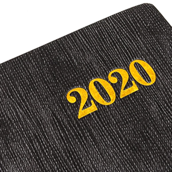 Calendar Cover Diary Notebook Pure Color Pocket DIY Weekly Schedule Planner |