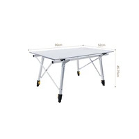 outdoor small camping foldable table aluminium backpacking portable desk extendable ultralight mesa auxiliar side table jw50zz