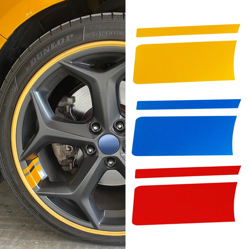 6 шт. светоотражающие наклейки на обод колеса автомобиля Nissan Micra leaf teana note almera classic