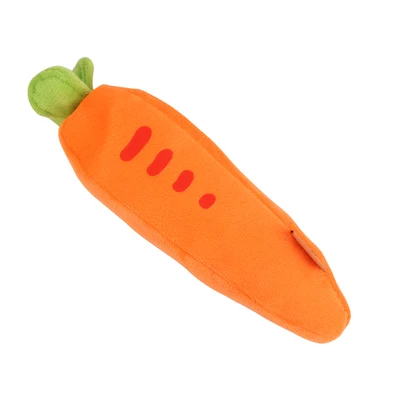 

Creative cute plush pepper shape pencil bag Lovely students storage pencil box stationery bag carrot School Office Gift Supplies