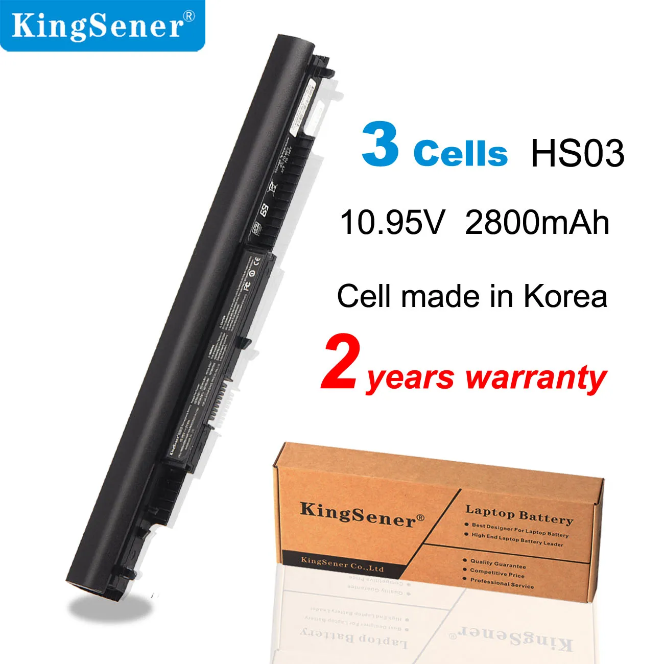 Аккумулятор KingSener HS03 HSTNN-LB6V HSTNN-LB6U для HP Pavilion 15-ac0XX 15-af087nw 15-af093ng 807956-001 HS04 240 245 250 255 G4 |