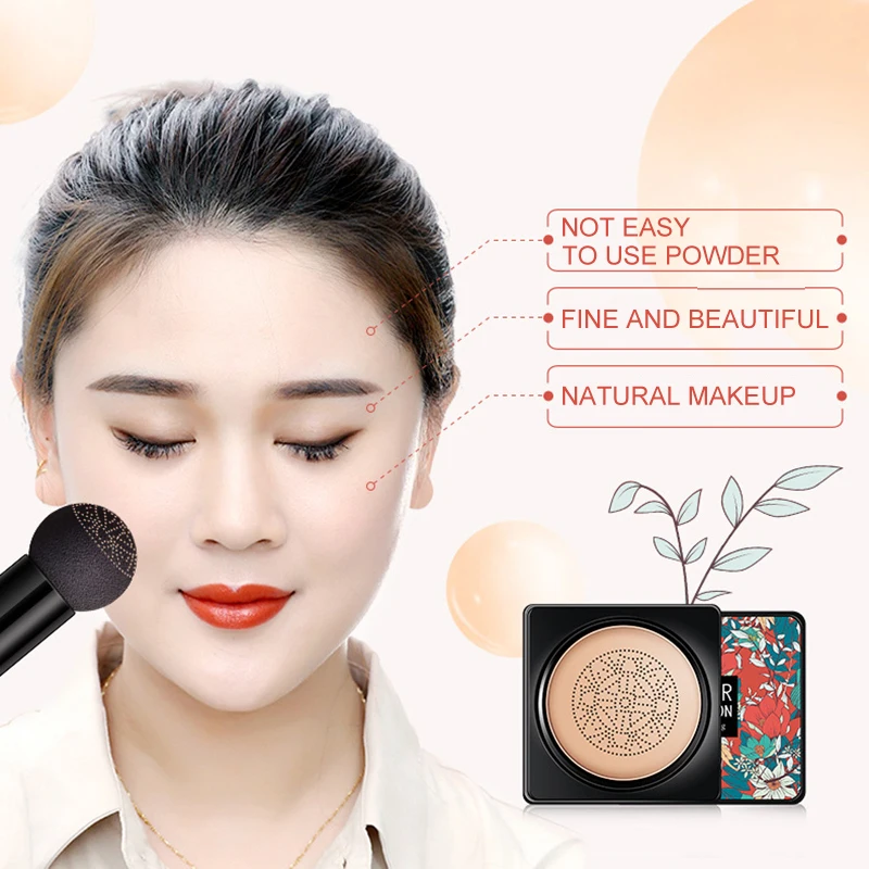 

Magic Foundation Air Cushion CC Cream Waterproof Brighten Foundation Cream Base Makeup for Face Korean Cosmetics for W women