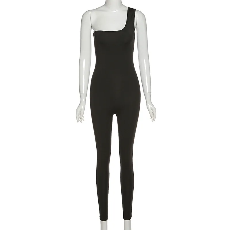 

sexy clubwear tall corset string tracksuit full black for women ladies one piece jumpsuits