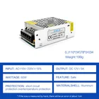 AC DC 12 V вольт переключатель Питание 12 V 5A светодиодный освещения трансформатор переменного тока 220 В до 12 В 5A светодиодный драйвер 60Вт Fonte для светодиодный ленты CCTV