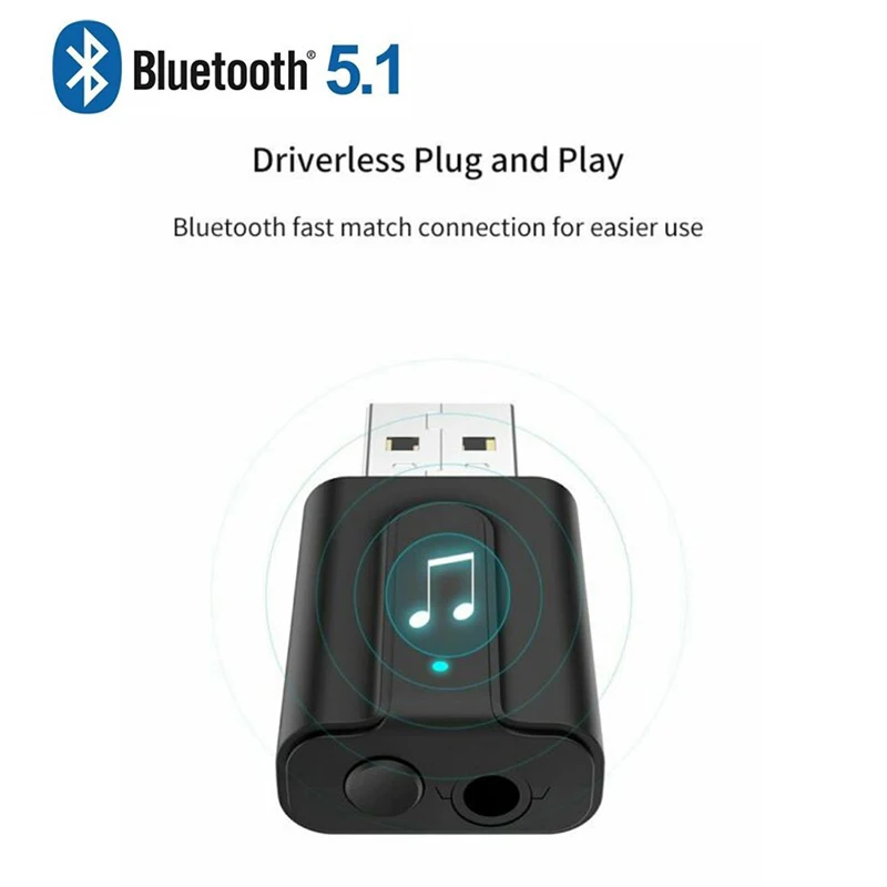 

Два в одном Bluetooth 5,1 USB Bluetooth передатчик и приемник ТВ компьютер беспроводной аудио USB Bluetooth адаптеры