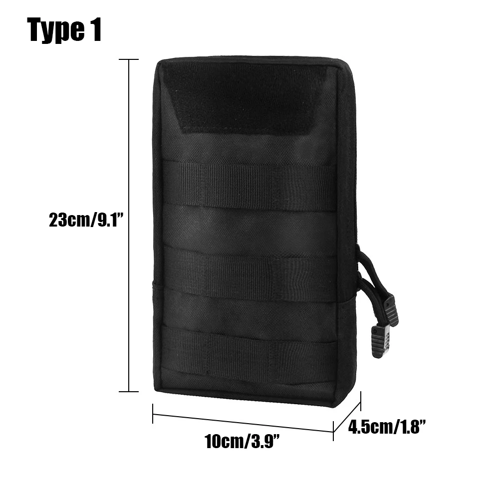 Type 1 Molle EDC Чехол тактический универсальный аксессуар сумка Военная поясная сумка страйкбол гаджет делитель органайзер для хранения поясная сумка - Цвет: Type 1