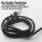 Для аудио техники MSR7b WP900 AWAS AWKT ADX5000 770H 990H 16 Core серебристый OCC кабель обновленный 4,4 мм Баланс 2,5 3,5