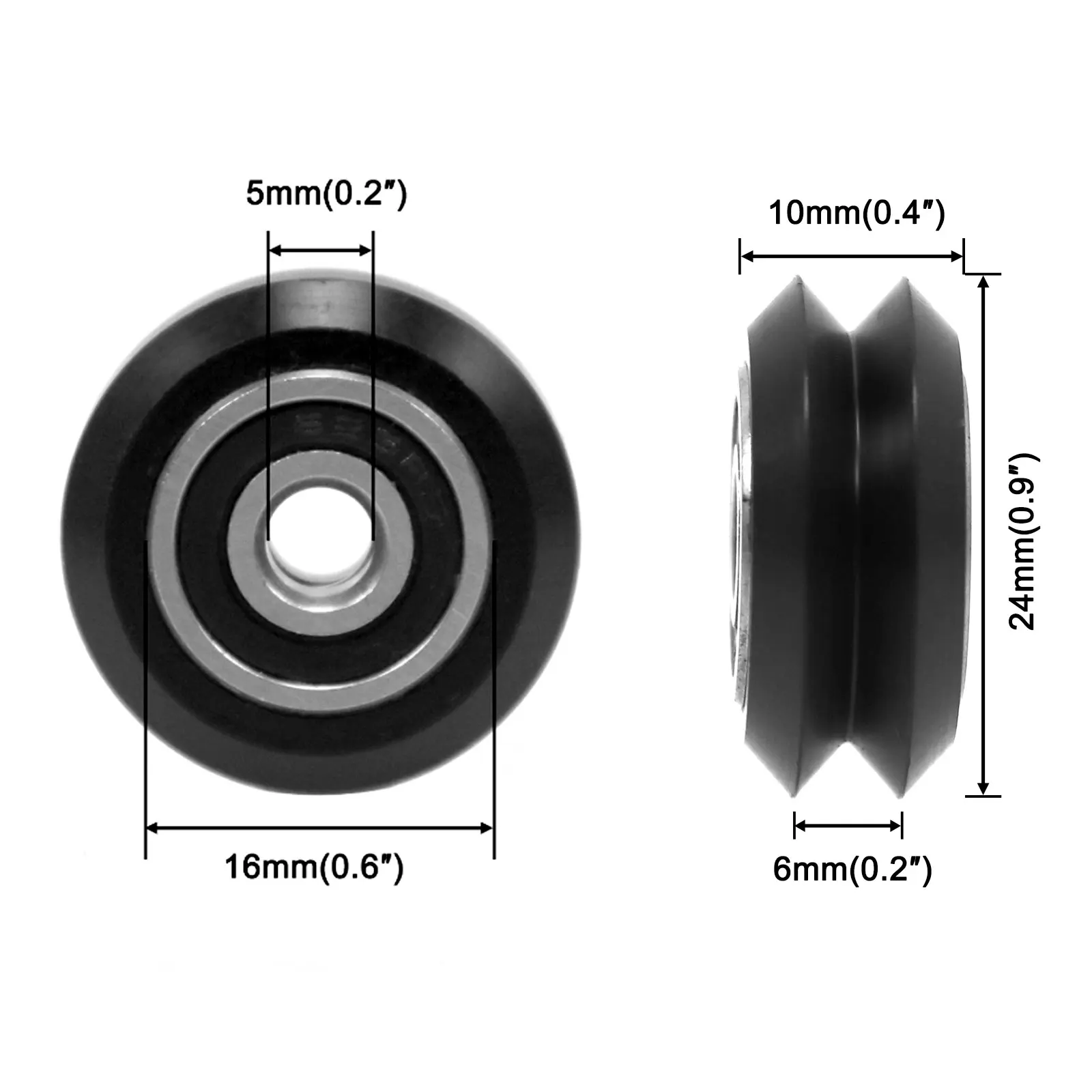 SIMAX3D CNC Openbuild POM резиновая крышка уплотнительные колеса большие пассивные 625RS V тип