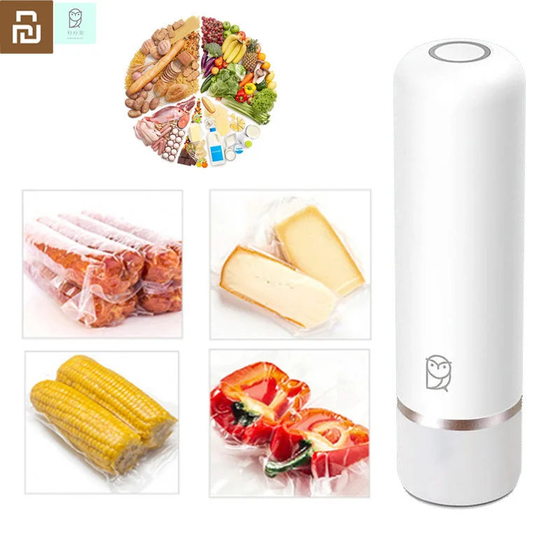 Умный вакуумный упаковщик Youpin Miaomiaoce с одной кнопкой упаковочная машина пищевой