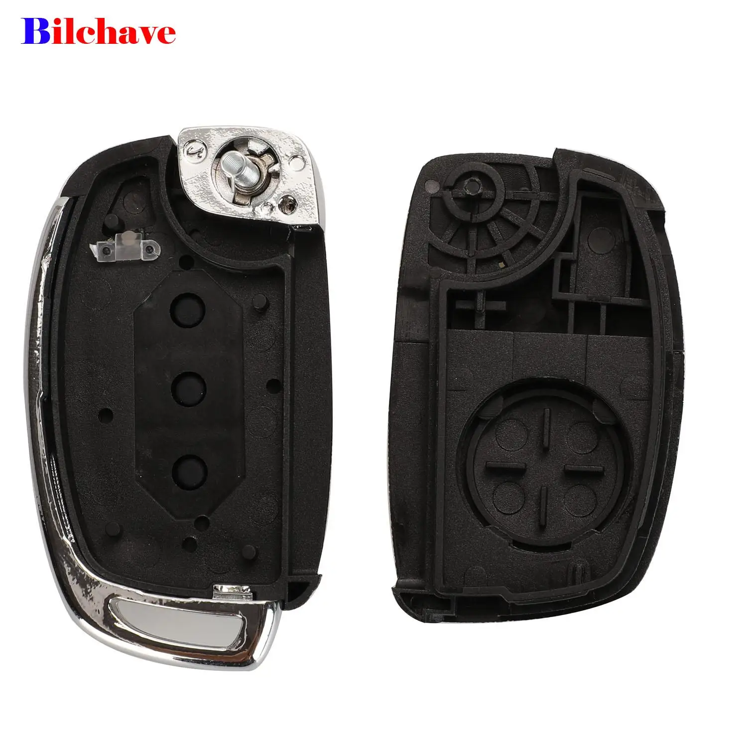 Jingyuqin 3/4 кнопки для Mistra Hyundai Elantra Accent Ix35 IX45 I30 Solaris Tucson I20 Santa Fe Fob Flip Remote Car Key Shell