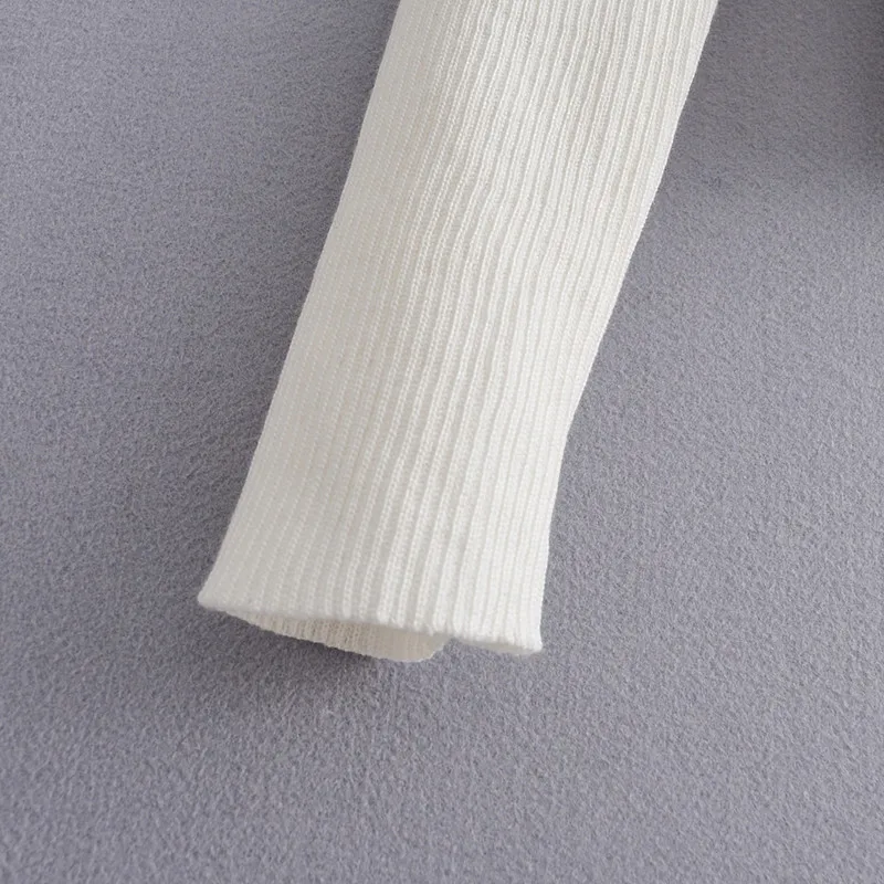 NSZ Women White One Off Shoulder Sweater Turtleneck Knitwear Autumn Knitted Pullover Pull Femme Jumper Female Fashion Top | Женская