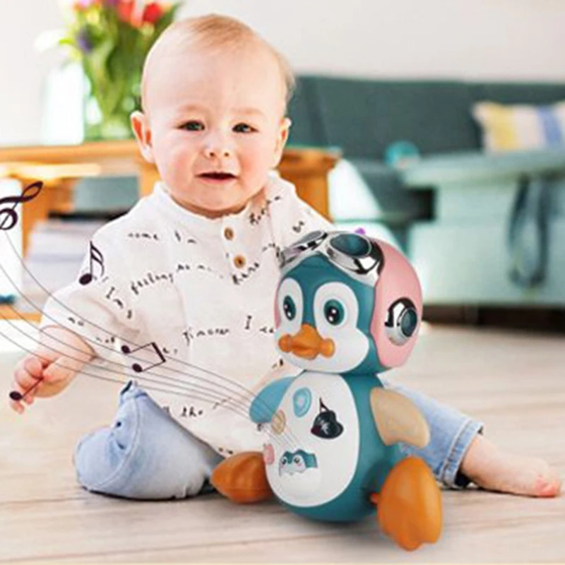 

Musical Awesome Penguin Dance, Play Learn Awesome Child Development,Novel Toys for Kids New Series Lights up