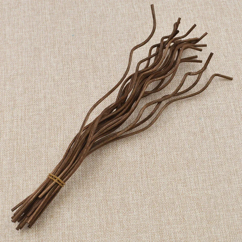 

20x Long Wavy Rattan Reed Fragrance Diffuser Replacement Refill Sticks Accessory For Home Office Use