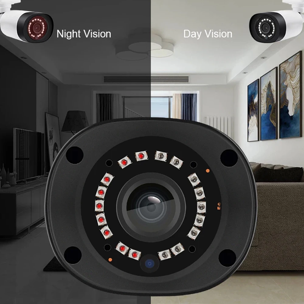 LOFAM 2.0MP 4.0MP 5.0MP 8CH POE NVR комплект 1080P H.265 Открытый Водонепроницаемый День Ночь PoE IP CCTV