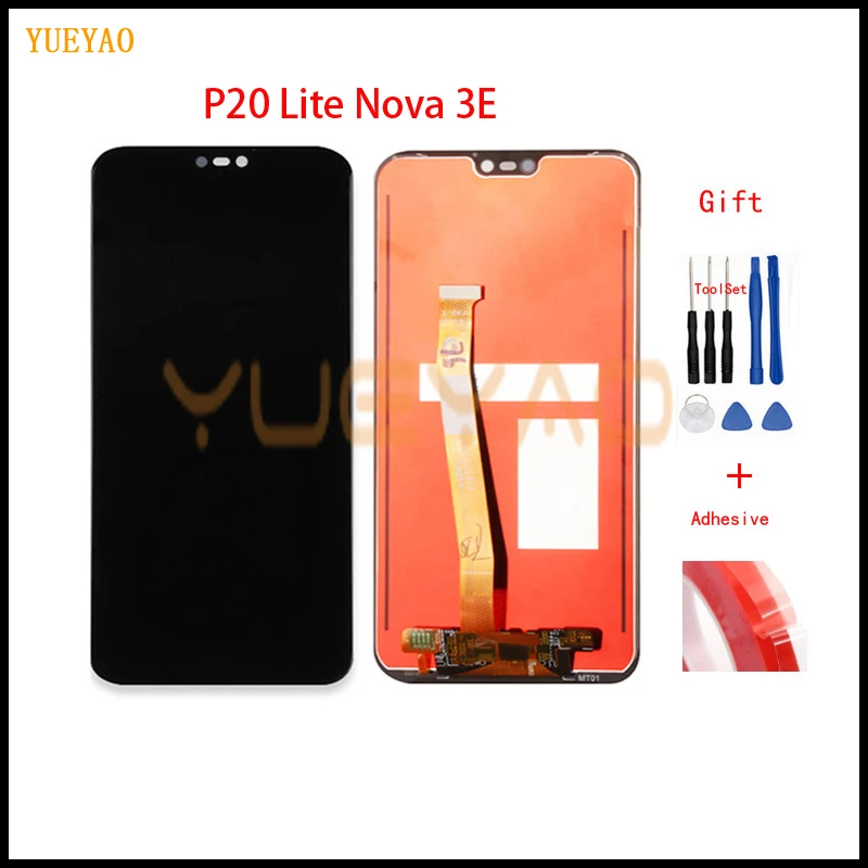 Оригинальный ЖК экран для Huawei P20 lite дисплей дигитайзер P20Lite Ane lx1 Lx3 с сенсорным