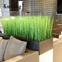 81cm 10pcs artificial reed grass fake plants bouquet plastic onion geass green leaves for living room hotel office garden decor