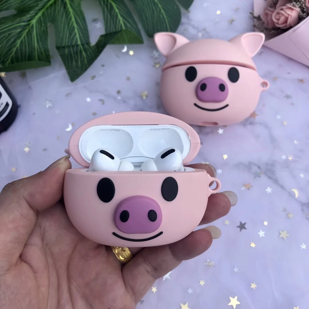 3D чехол для наушников Airpods Pro силиконовый наушников/Earpods Apple Air pods 3