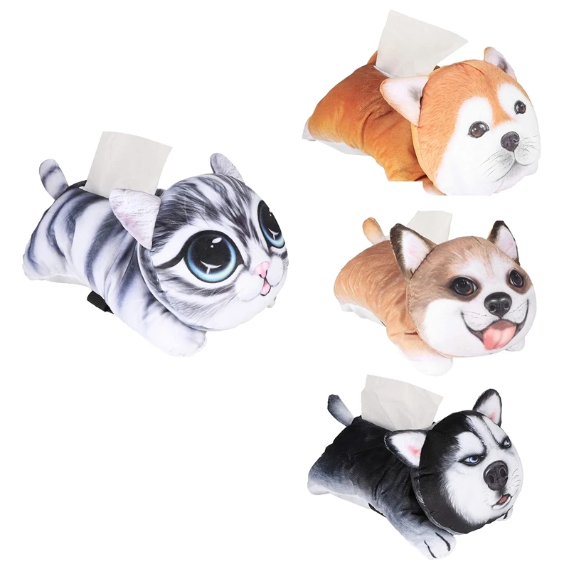 

Car Tissue Holder Cartoon Household Decor Living Room Paper Holder