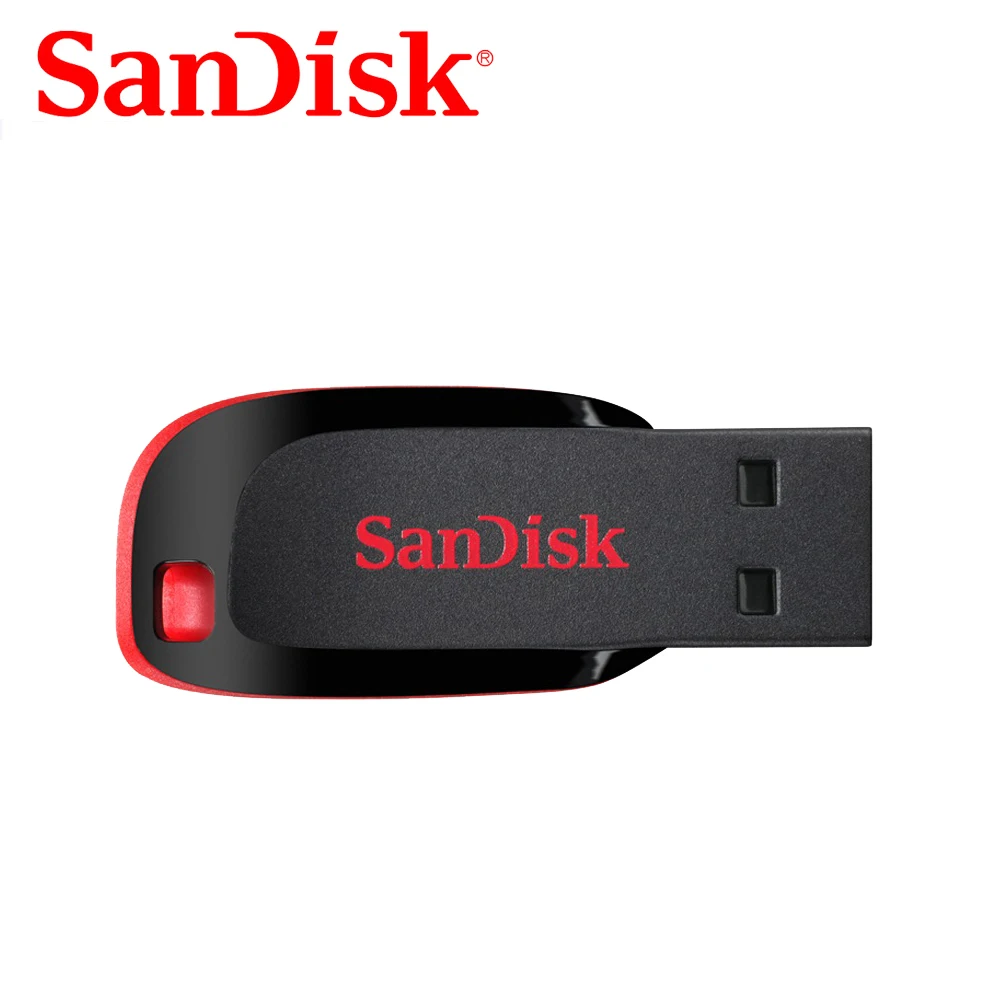 100% оригинальный флэш-накопитель SanDisk 128 Гб 64 ГБ 32 16 USB 2 0 карта памяти поддержка